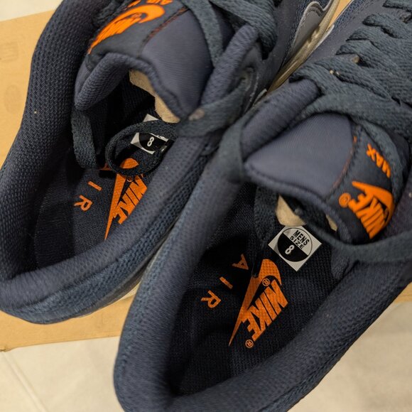 Nike Air Max 1 Essential Dark Obsidian Grey 2012 Size 8 Brand New 537383-420 - Picture 3 of 11